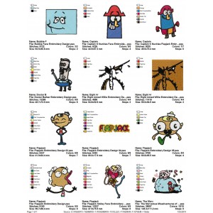 Collection 12 The Marvelous Misadventures of Flapjack Embroidery Designs 02